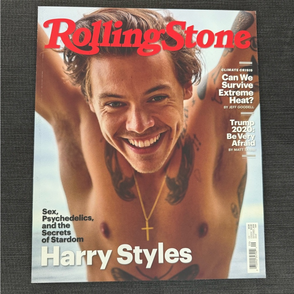 Rolling Stone Magazine with Harry Styles Cover